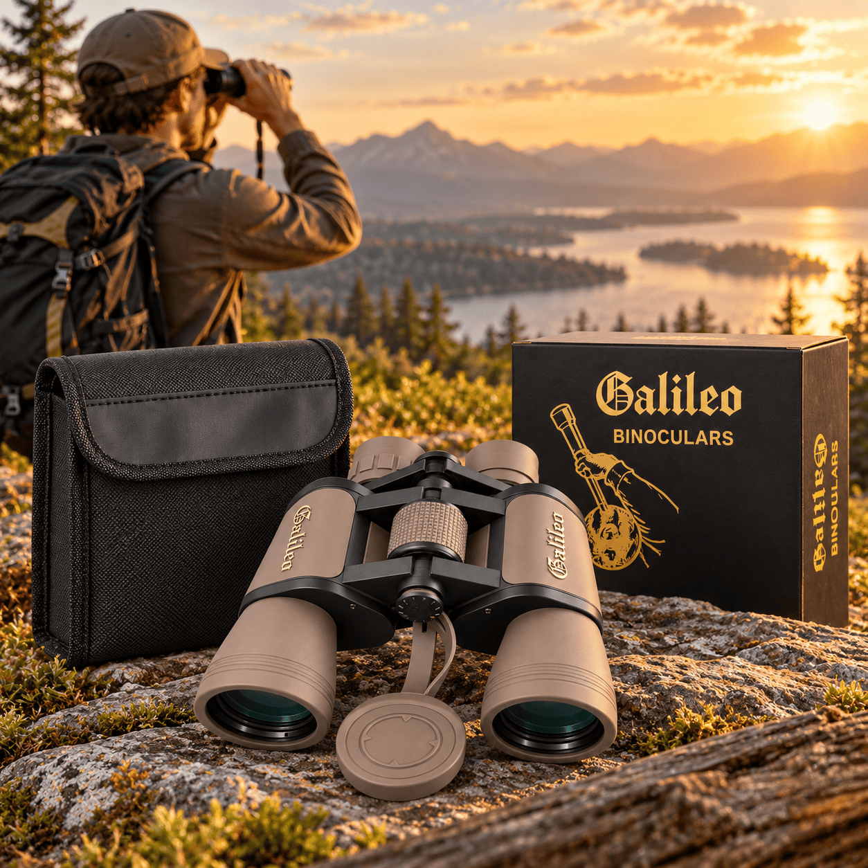 Galileo 20x50 Waterproof Binocular
