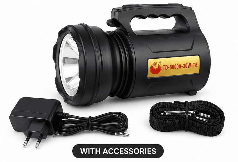 Rechargable Searchlight 30W T6 - Image 3